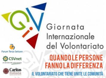 Logo della Giornata Internazionale del Volontariato 2018
