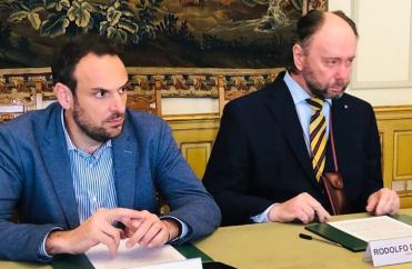 Mario Conte e Rodolfo Dalla Mora, rispettivamente sindaco e disability manager del Comune di Treviso
