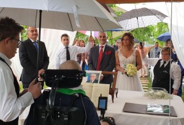 4 maggio 2019, matrimonio all'insegna dell'inclusione di Barbara e Vanni