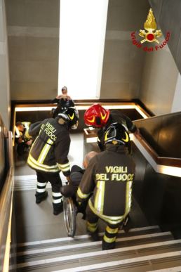Firenze, Galleria degli Uffizi, 20 maggio 2019: esercitazione di evacuazione inclusiva