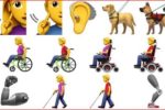 Alcuni dei nuovi emoji dedicati alla disabilità (fonte: World News Standard)