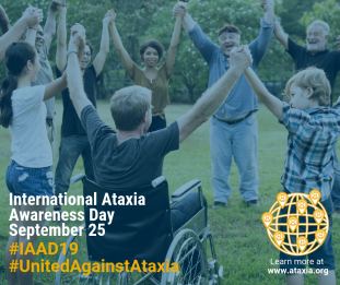 Manifesto della Giornata Mondiale dell'Atassia, 25 settembre 2019