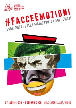 Manifesto della mostra di Torino "#FacceEmozioni", 2019-2020