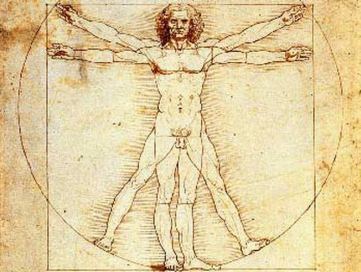 "Uomo Vitruviano" di Leonardo da Vinci