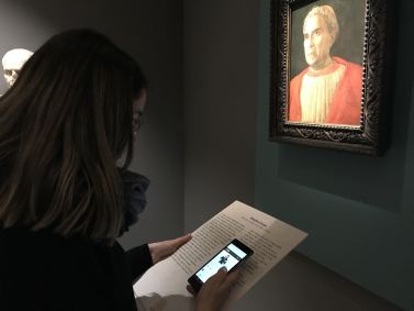 Mostra di Andrea mantegna, Torino, Palazzo Madama, 2019-2020, percorso accessibile