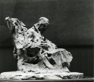 Medardo Rosso, "Malato all'ospedale", gesso, 1889