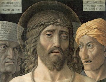 Particolare di "Ecce Homo" di Andrea Mantegna