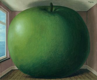 René Magritte, "La chambre d'écoute" ("La camera o la stanza d'ascolto"), 1958, Kunsthaus di Zurigo