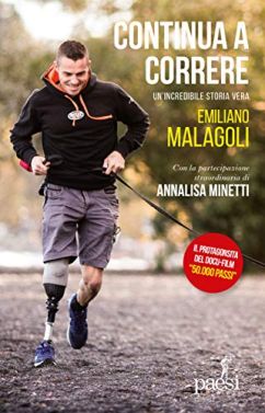 Copertina del libro "Continua a correre" di Emiliano Malagoli