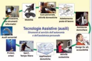 Una realizzazione grafica dedicata alle tecnologie assistive (ausili), che per circa un miliardo di persone con disabilità nel mondo restano ancora solo "un sogno"