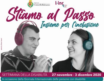 Manifesto della Settimana della Disabilità, Cinisello Balsamo-L-inc, novembre-dicembre 2020