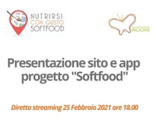 Locandina dell'evento di presentazione di "SOFTFOOD", 25 febbraio 2021