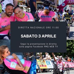 Realizzazione grafica dedicata alla presentazione del Giro d'Italia di Handbike 2021 (3 aprile)