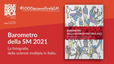 Realizzazione grafica curata dall'AISM, dedicata al Barometro della Sclerosi Multipla 2021
