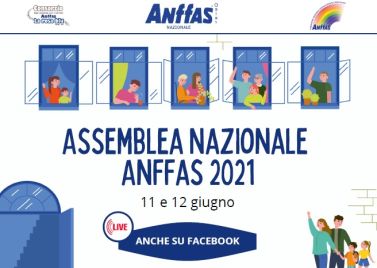 Locandina dell'Assemblea Nazionale ANFFAS, 11-12 giugno 2021