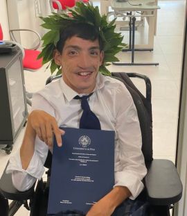 Marco Del Monaco: laurea all'Università di Pisa, luglio 2021