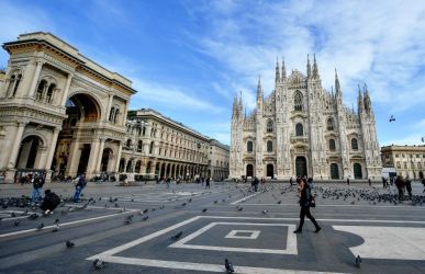 Piazza Duomo a Milano (©Claudio Furlan-LaPresse)