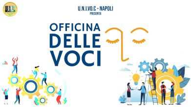 UNIVOC Napoli, "Officina delle voci", logo