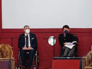 Vincenzo Falabella e Lisa Noja, 3 dicembre 2021, Camera dei Deputati
