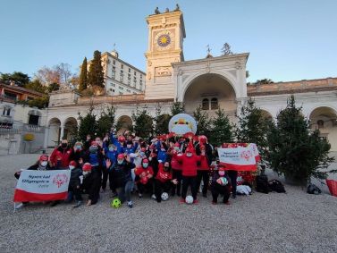 Flash mob di Udine di Special Olympics, novembre 2021