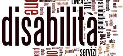 Composizione con varie parole connesse alla disabilità