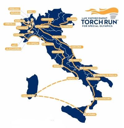 "Torch Run", Giochi Estivi Special Olympics 2022