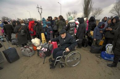 Persone in fuga dall'Ucraina, marzo 2022
