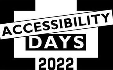 Logo degli "Accessibility Days 2022"