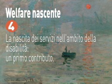 Locandina del webinar del 25 maggio 2022 a Bologna, con Claude Monet, "Impressione, levar del sole"