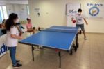 Due dei dodici ragazzi con disturbo dello spettro autistico, impegnati nel progetto "#SportAnchio# Tennis tavolo plus"