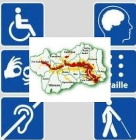 Valle d'Aosta - loghi disabilità