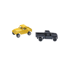 Due modellini di veicoli