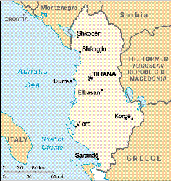 Carta dell'Albania