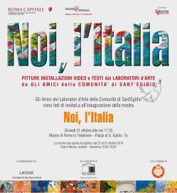 Il manifesto della mostra «Noi, l'Italia»