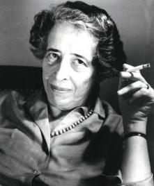 La filosofa e storica Hannah Arendt