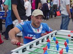 Francesco Bonanno è stato tre volte campione mondiale di calcio balilla