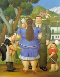 Fernando Botero, Una famiglia, 1996