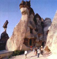 Un'immagine della Cappadocia