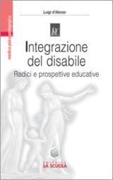La copertina del libro di Luigi D'Alonzo «Integrazione del disabile»