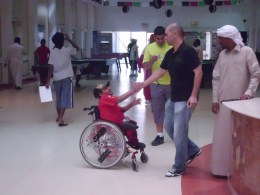 L'interno di un Centro per persone con disabilità negli Emirati Arabi