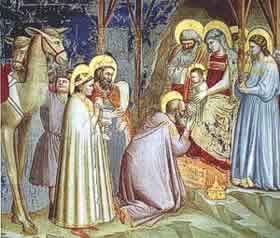 Giotto, Epifania, Cappella degli Scrovegni, Padova