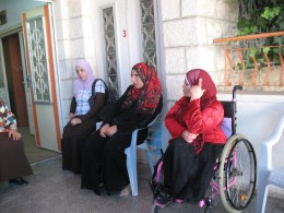 Alcune donne palestinesi con disabilità
