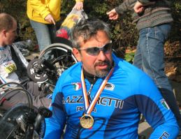 Enzo Jamundo, responsabile del settore disabili della Maratona di Roma, che ha vinto nel 2003