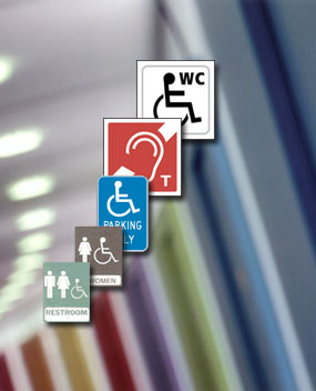 Vari loghi internazionali della disabilità