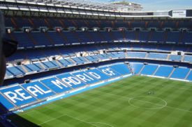 Lo stadio Santiago Bernabeu di Madrid