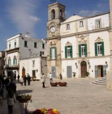 Un'immagine del centro storico di Martina Franca (Taranto)