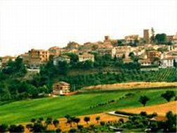 Un'immagine panoramica di Mondolfo, in provincia di Pesaro Urbino