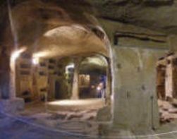 Un'immagine delle catacombe di San Gennaro extra moenia a Napoli