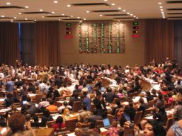 La sala dell'ONU in cui è stata discussa e approvata la Convenzione per la Tutela dei Diritti delle Persone con Disabilità