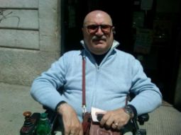 Gennaro Palmieri, presidente della UILDM di Trani (Unione Italiana Lotta alla Distrofia Muscolare)